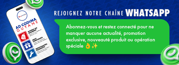Chaîne Whatsapp Autodistribution codima Guyane